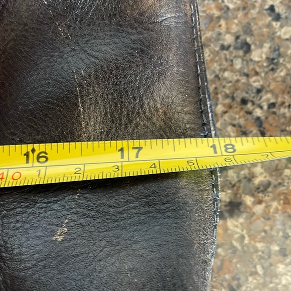 ZLYC Brown Leather Shoulder Tote Bag Purse Zip Top Closure Inside Pocket - Picture 12 of 15